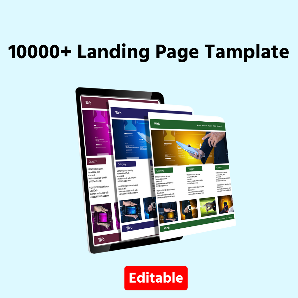 ল্যান্ডিং পেজ টেমপ্ল...